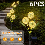 Load image into Gallery viewer, Outdoor Solar Garden Lights with 2 Modes Solar Dandelion Flowers
