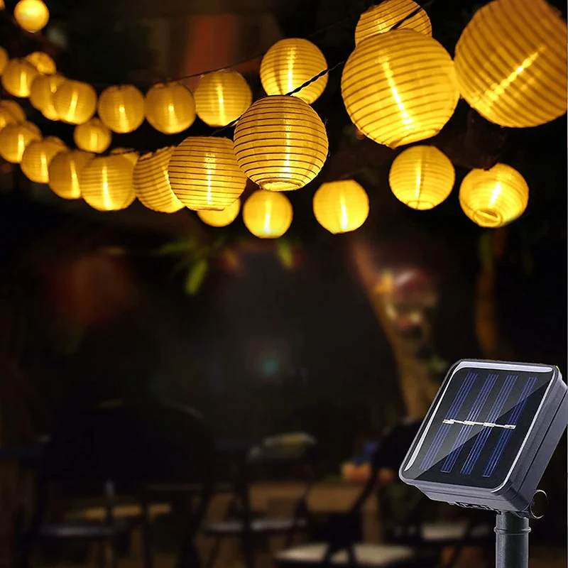 Waterproof Lantern Solar String Lights