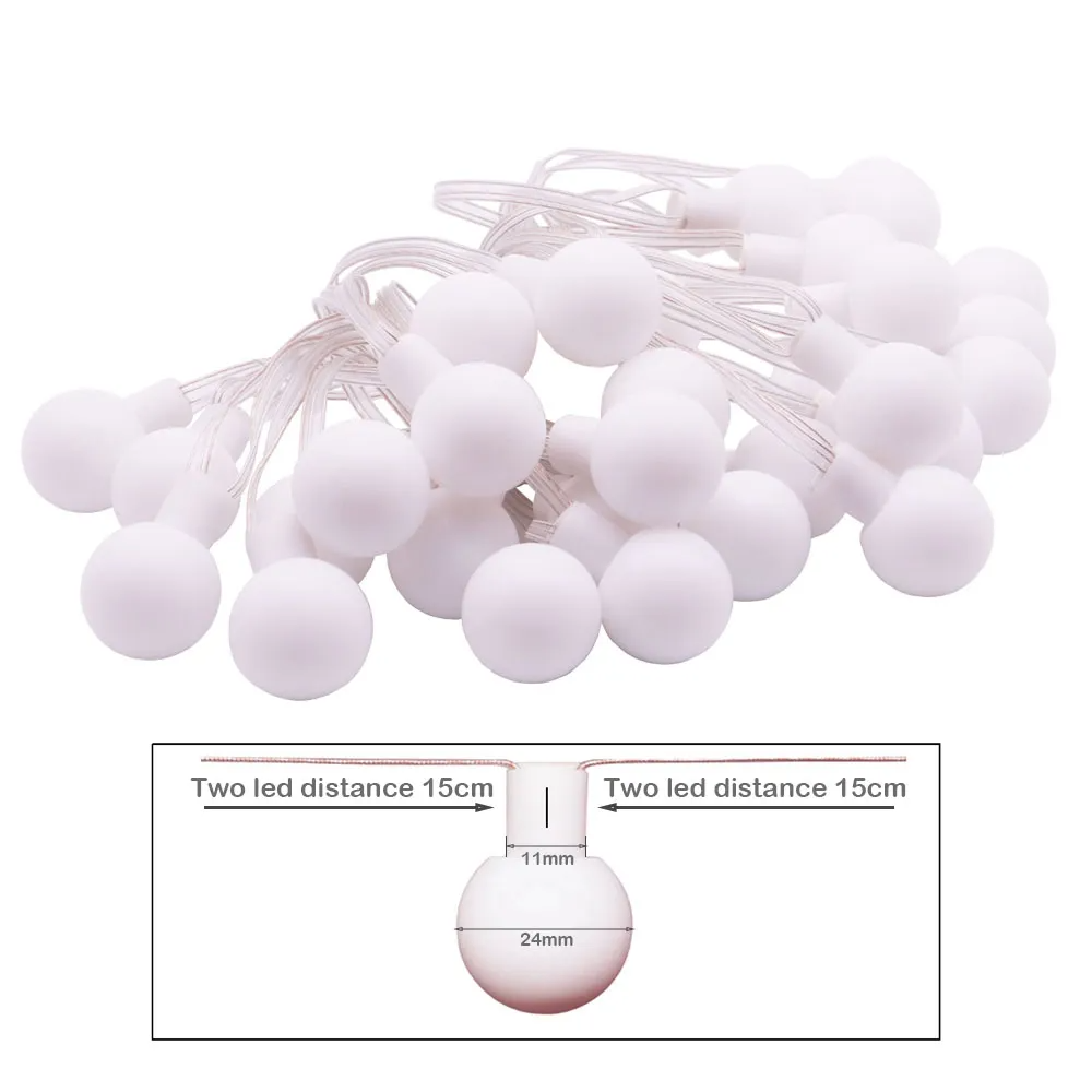 Dream Color LED Round Ball String Lights