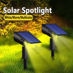Load image into Gallery viewer, Solar Powered 7 LED Garden Spotlight
