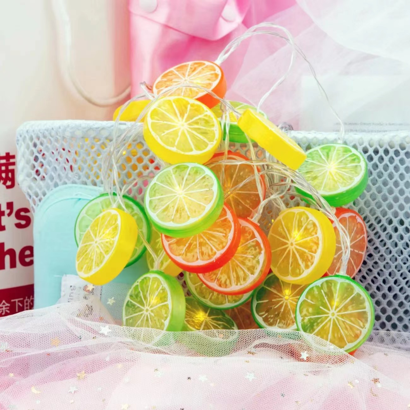 Lemon Slice Shaped String LED Lights (USB)