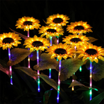 Load image into Gallery viewer, Sunflower Solar LED Garden Lights
