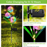 Load image into Gallery viewer, Outdoor Solar Garden Lights with 2 Modes Solar Dandelion Flowers

