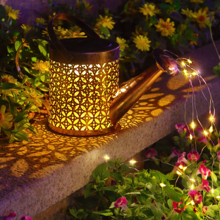 Enchanted Watering Can Solar Led Light