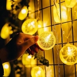 Load image into Gallery viewer, Lemon Slice Shaped String LED Lights (USB)
