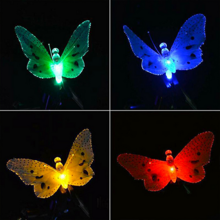 Garden Solar Butterfly String Lights