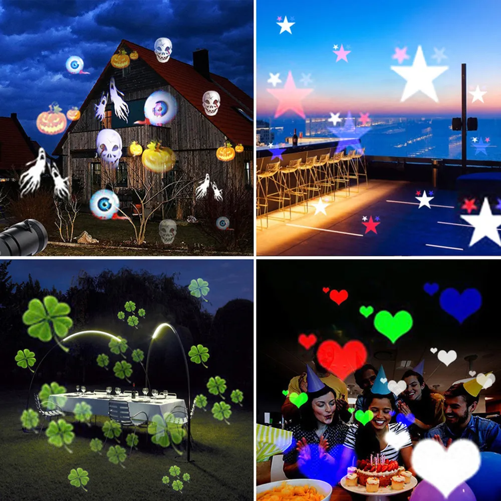 Christmas Party Lights LED Laser Snowflake Projector