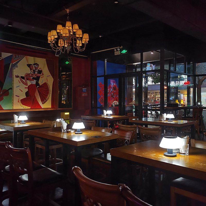 Modern Outdoor Home Garden Solar Table Lamp