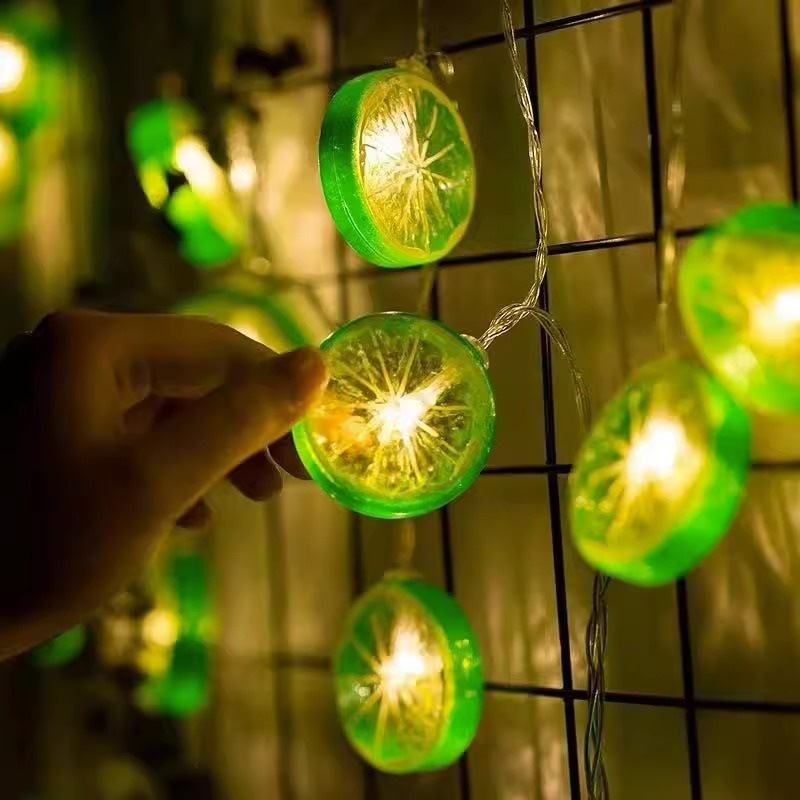 Lemon Slice Shaped String LED Lights (USB)